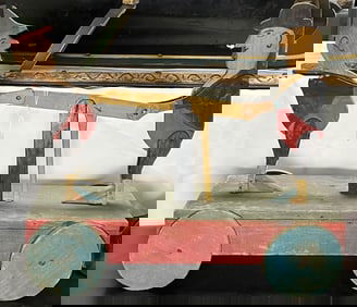 Folk Art Two Man Hand Cart