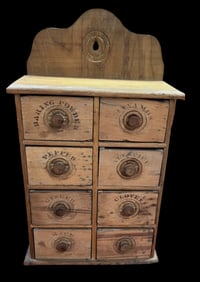 8 Drawer Hanging Spice Rack