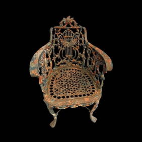 Cast Iron Garden Chair (1 of 1)