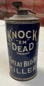 Knock 'Em Dead Bed Bug Killer Steel Can