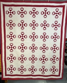Red & White Quilt