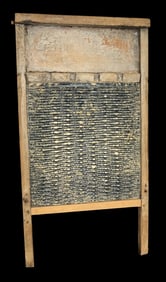 Yellow Ware Washboard