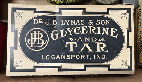 Advertising Box Glycerin & Tar