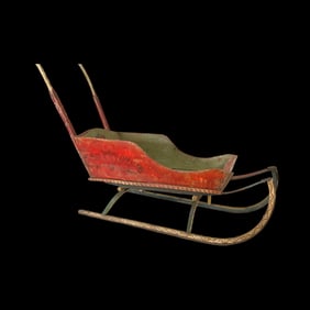 Stenciled Runner Sled