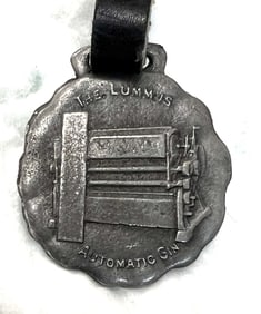 Lummus Cotton Gin Watch Fob