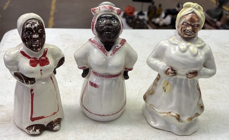 Mammy Sprinkler Bottle, Bank & Shaker