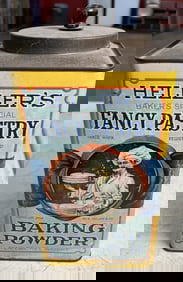 Heller's Baking Powder Tin