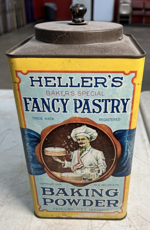 Heller's Baking Powder Tin (1 of 4)