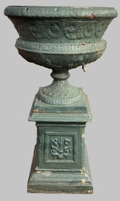 Cast Iron Garden Urn