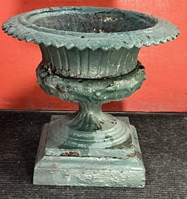 Cast Iron Garden Urn