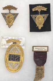 Four Lodge Badges