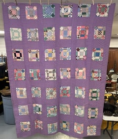 9 Patch Quilt Signed