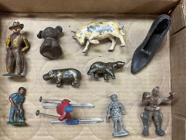 Group of 10 Lead Figures