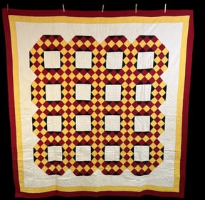 Vintage Irish Chain Quilt