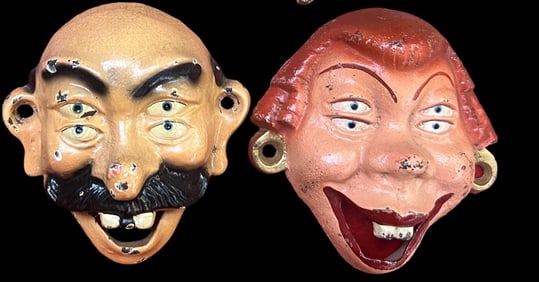 2 Cast Iron Bottle Openers