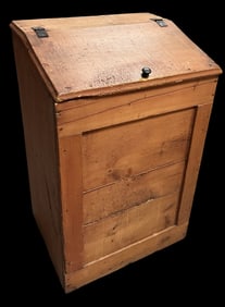 Primitive Slant Front Meal Bin