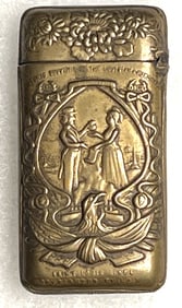 (4) Brass Match Safes