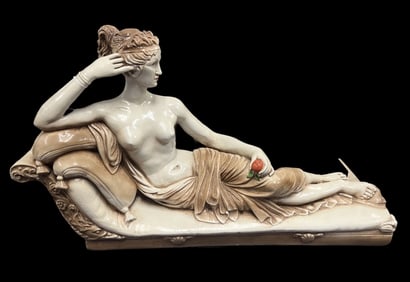 Statue Paolina Borghese As Venus