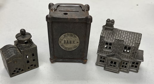 Three Coin Banks