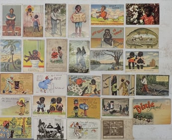 Group of Black Americana Postcards