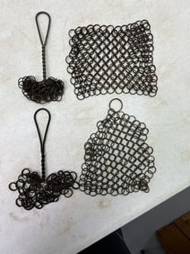 4 Chain Mail Scrubbers