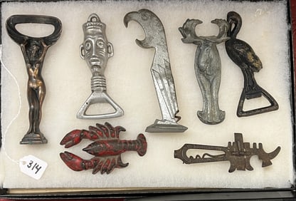 Group of Cast Iron Bottle Openers