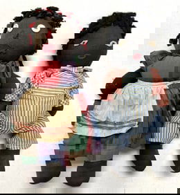 Two Black Americana Dolls