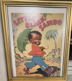 Little Black Sambo Cloth Like Book