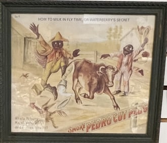 Smoke Pedro Cut Plug Tobacco Advertising