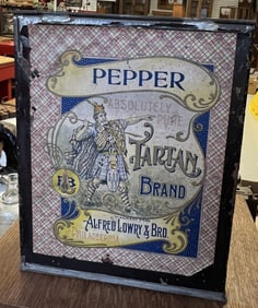 General Store Advertising Pepper Tin