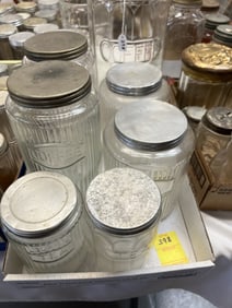 Group of (8) Sellers Jars