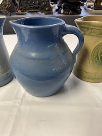 Group of Three Stoneware Pitchers