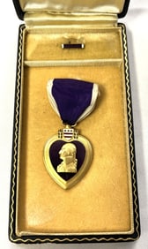 Purple Heart Medal in Case