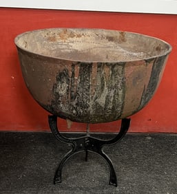 Cast Iron Kettle on Trivet