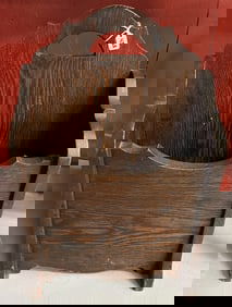 Dark Oak Magazine Holder