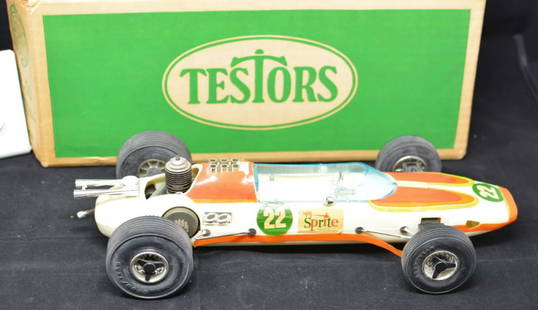 Testors Cox Engine Indy Car in original box, paperwork & extra parts. #2 Sprite car. 12" x 4" x: Testors Cox Engine Indy Car in original box, paperwork & extra parts. #2 Sprite car. 12" x 4" x 6"