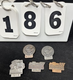 1980 silver #3214, 1981 #V131 Buick Circle  bronze,  1980 #4004 silver Buick Circle, 1982  #4267