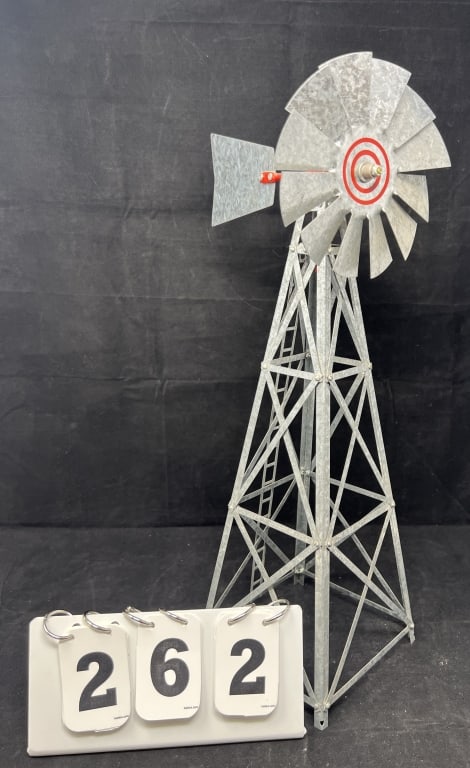 Toy Ertl Galvanized Windmill  17" x 9" (1 of 4)