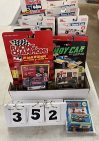 Group of  23  Racing Champions Cars, some  Premiere  Edition 24K Gold, some Hot Wheels  100th