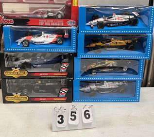 8 Die Cast Race Car NIB: Racer Champions Top  Fuel  Dragster 1996 Edition, 5 Indy Car Mini  Champs