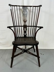 Antique High Back Windsor Chair