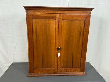 Walnut Double Door Hanging Cupboard