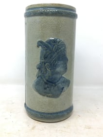 Old Sleepy Eye Stoneware Vase