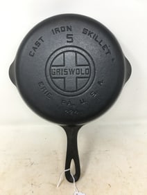 Griswold #5 Skillet, Large Block Logo
