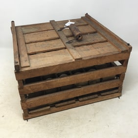 Wooden Egg Crate