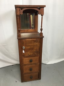 Quartersawn Oak Barber Shop Stand