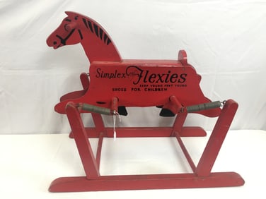 Simplex Flexies Store Advertising Rocking Horse