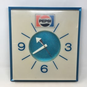 Pepsi Molded Plastic Electric Clock
