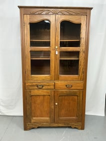 Straight Front Country Cupboard