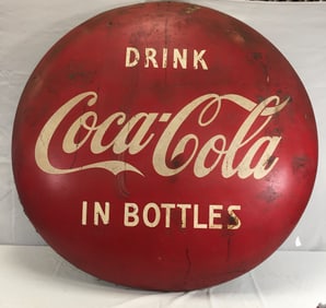 48" Coca Cola Button Sign